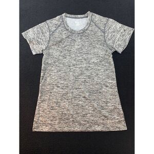 Badger Sport Ladies Athletic‎ T Shirt Heather Gray Short Sleeve Top Size S